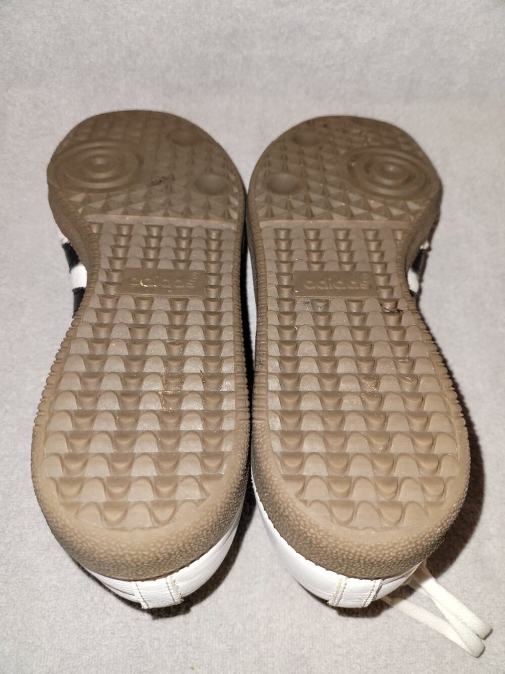 Adidas Samba OG J IE3675 Youth Size 7 White Black Brown Gum Sole Sneakers - Picture 7 of 14